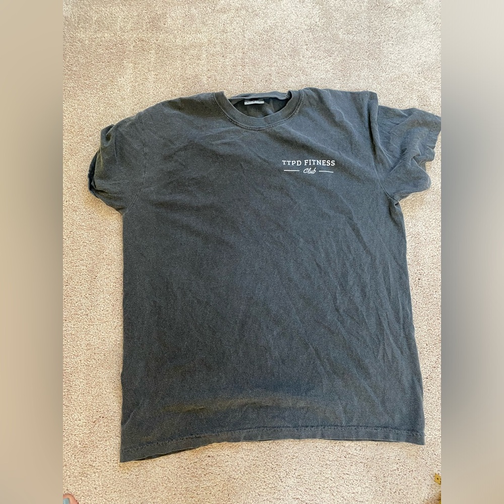 Taylor Swift-inspired Tortured Poets shirt gray size L